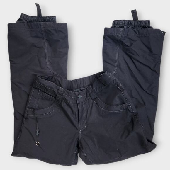Spyder Ski/Snow Pants Women's M black Lined Vented Snowboarding Winter Gear - Picture 4 of 8